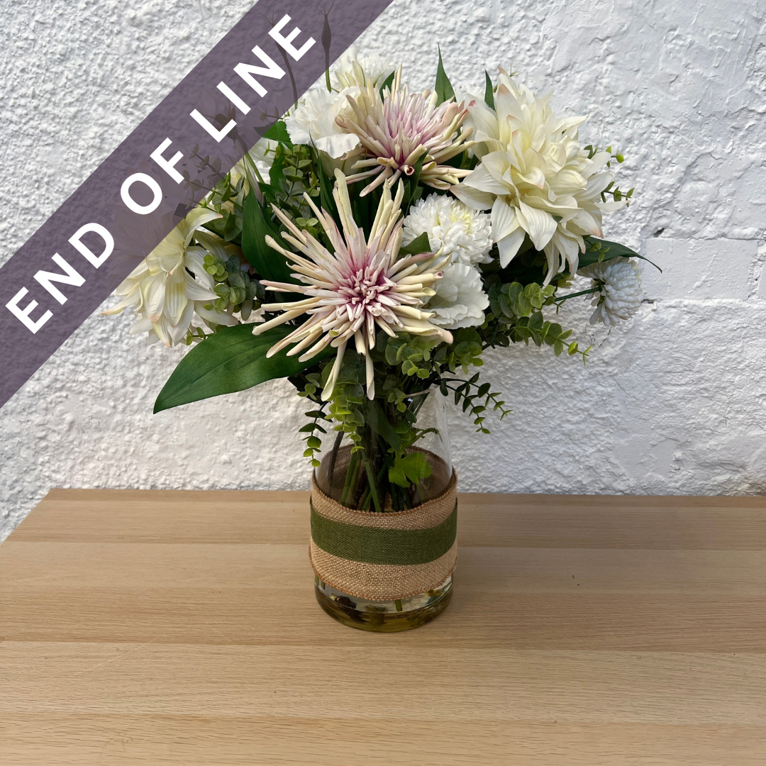 Artificial Floral Arrangement (Ex Rental) Whites