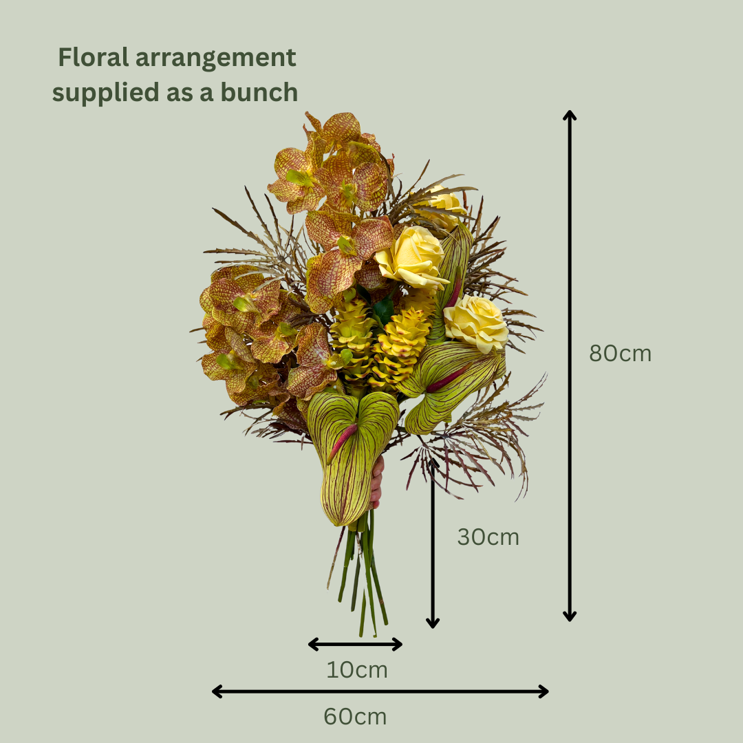 Artificial Floral Arrangement - Yellows Bunch