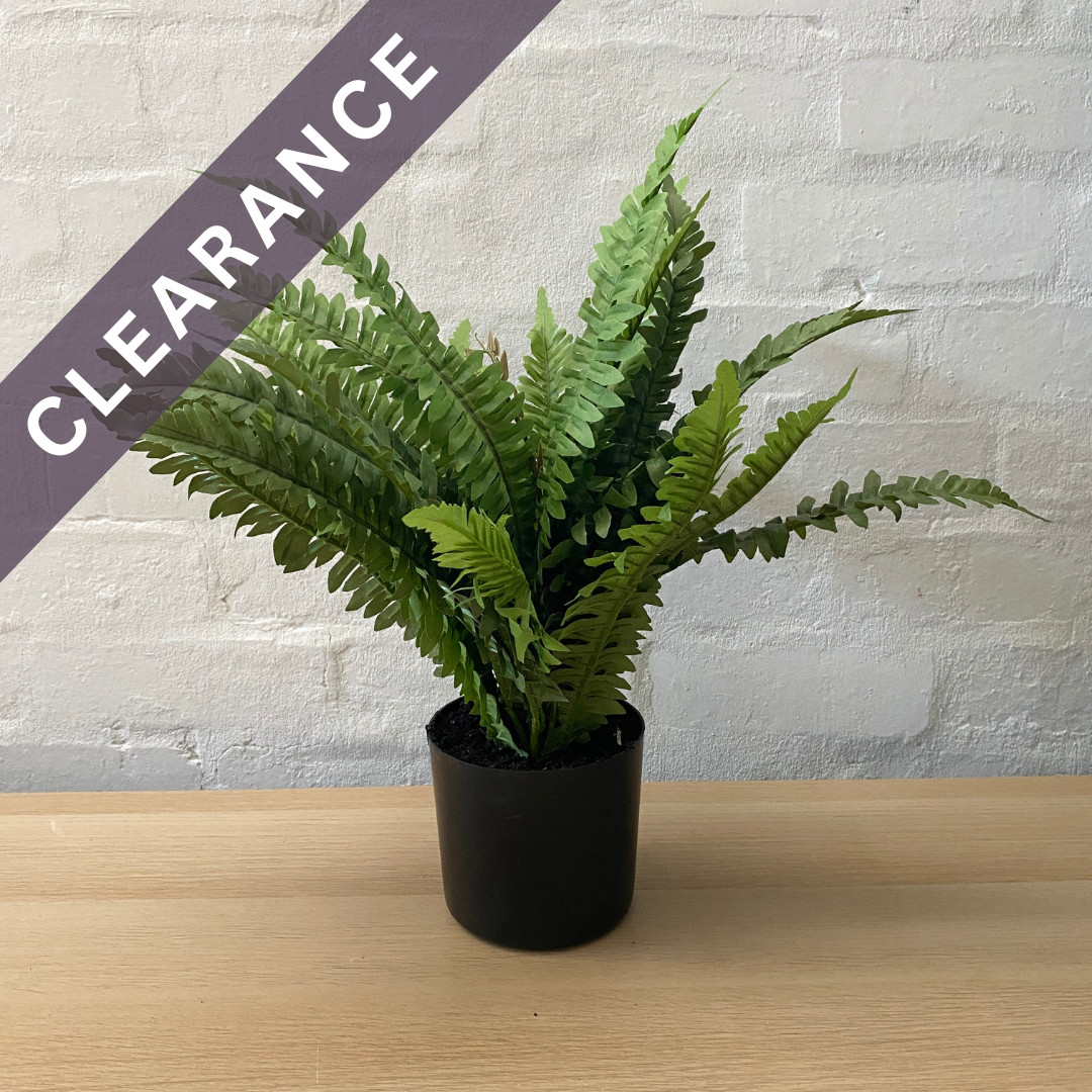 Artificial Boston Fern in Pot