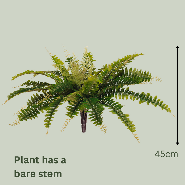 Artificial Boston Fern Plant