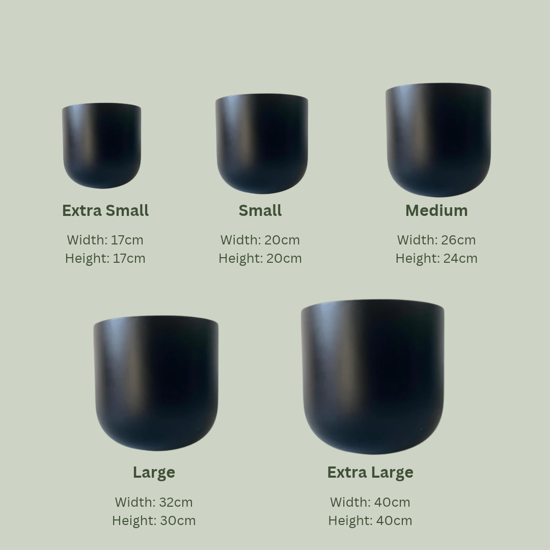 Lightweight Bruno Pot | Black