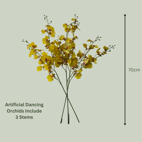 Artificial Dancing Orchid Stems | 3 Stems