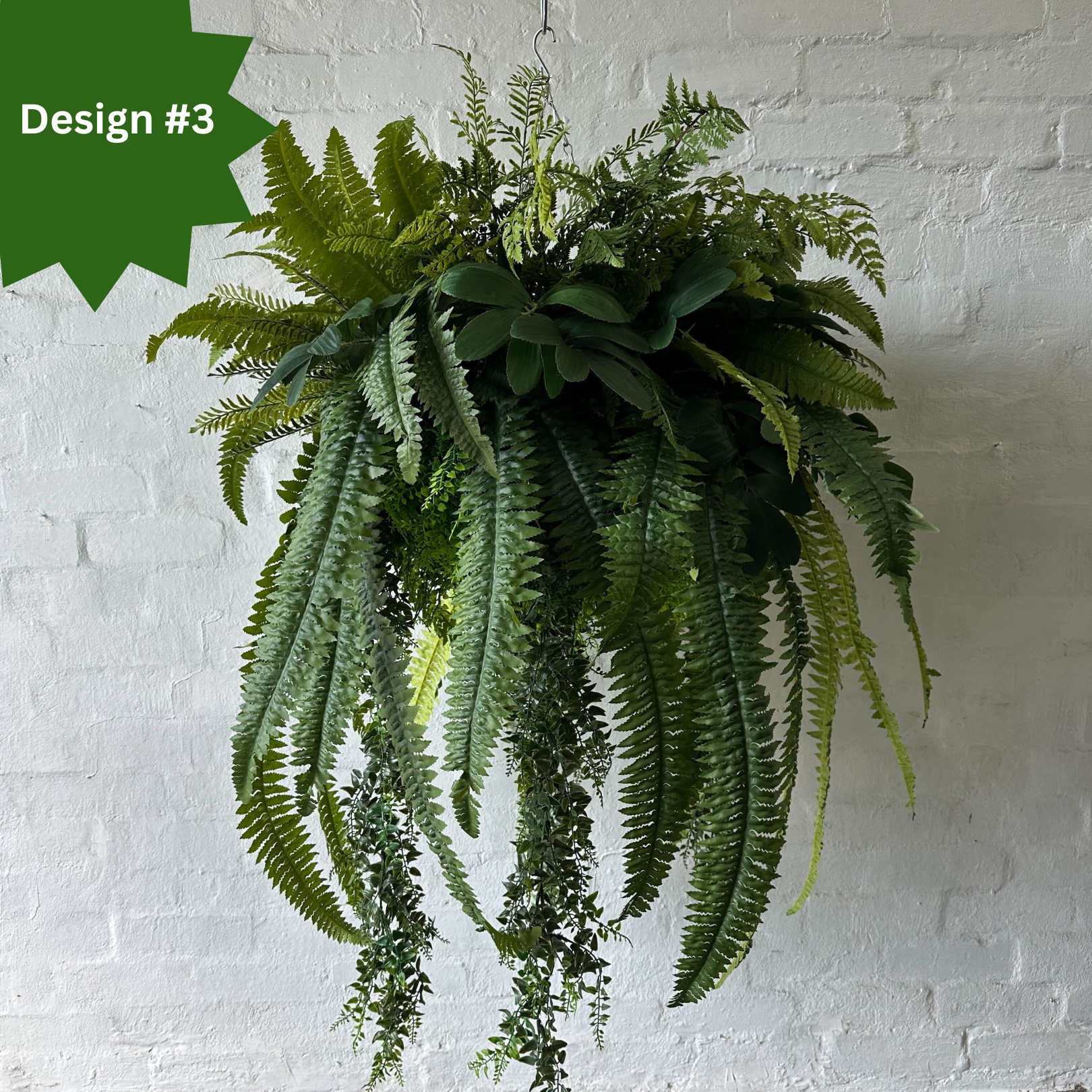 Artificial Green Chandelier