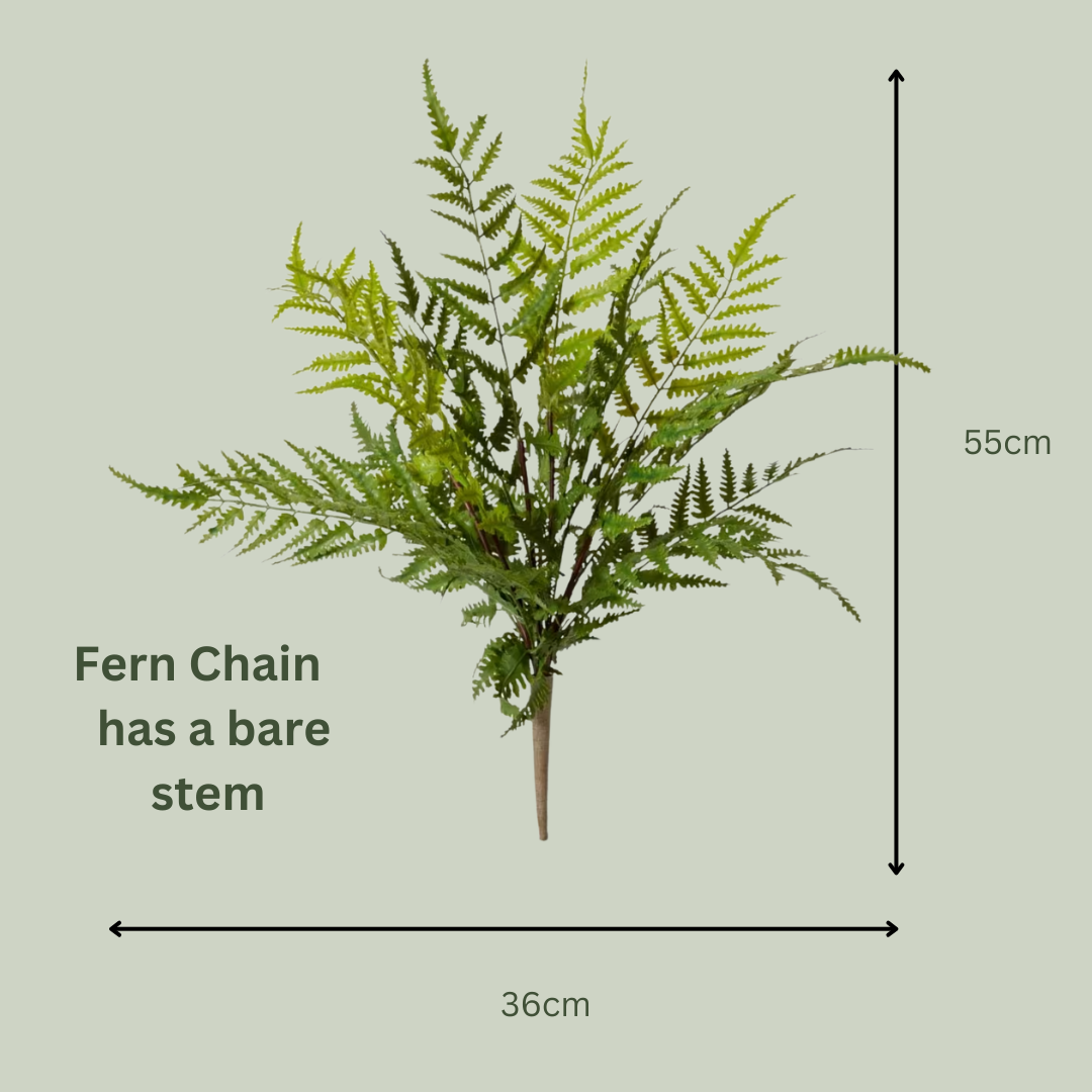 Artificial Fern Chain | Outdoor