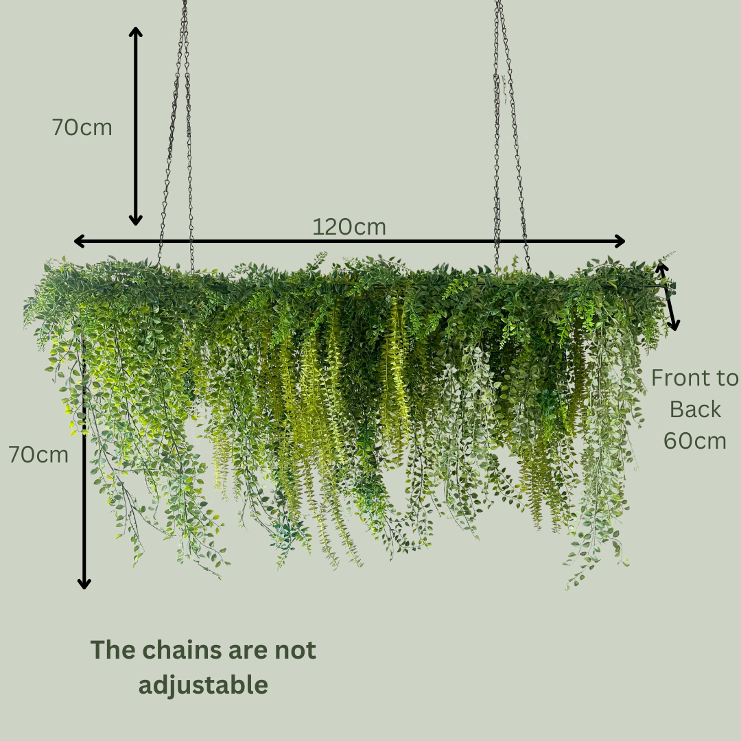 Artificial Hanging Plants Island