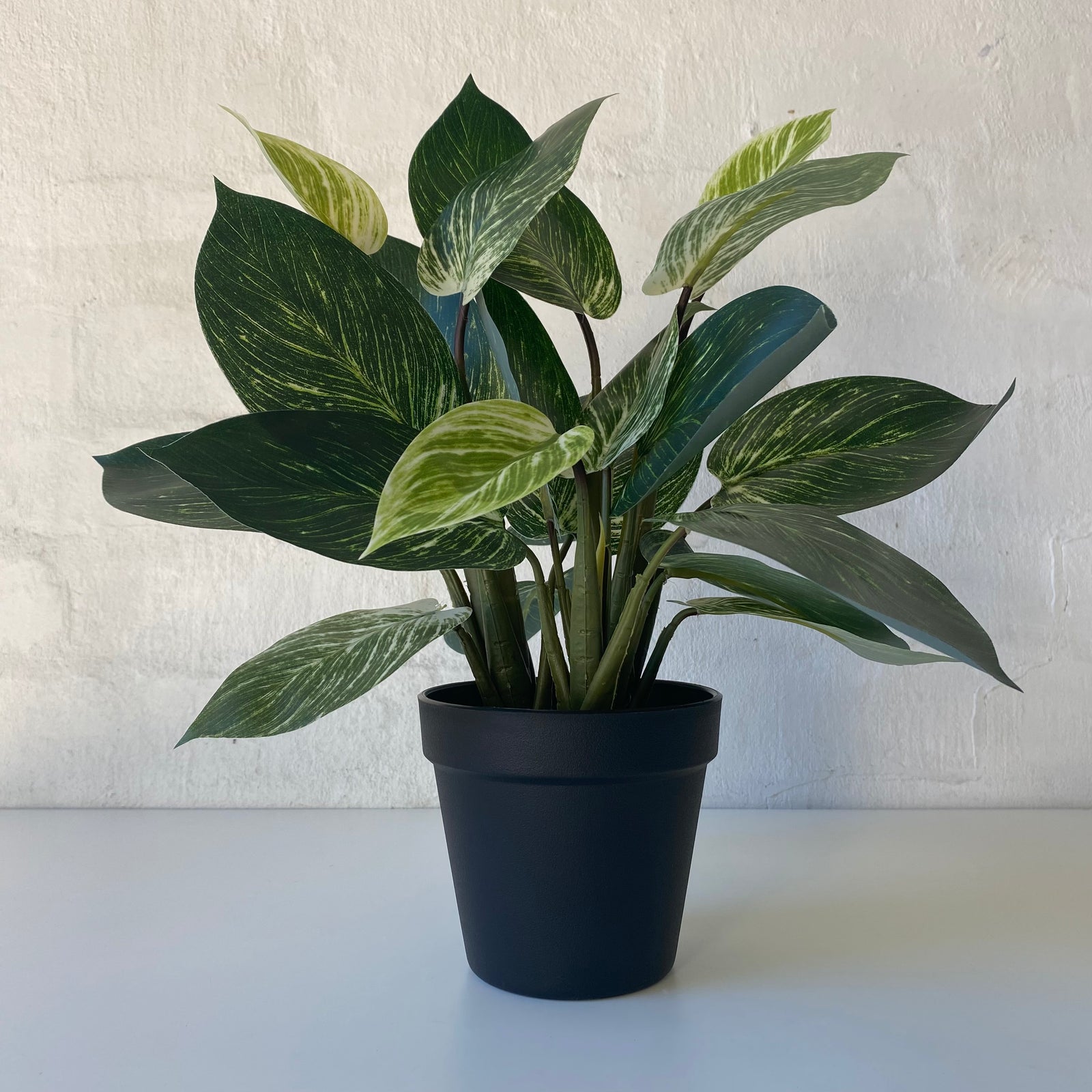 Artificial Philodendron Birkin Plant