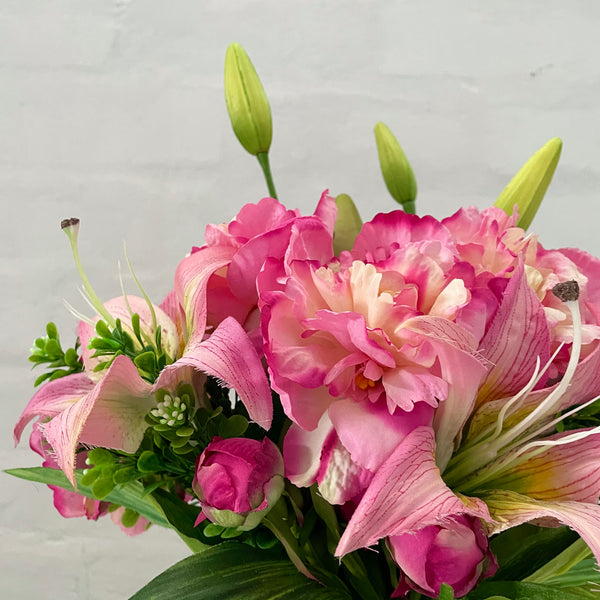 Artificial Floral Arrangement (Ex Rental) - Pinks #4