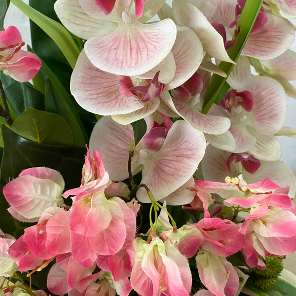 Artificial Floral Arrangement (Ex Rental) Pinks Ceramic #2