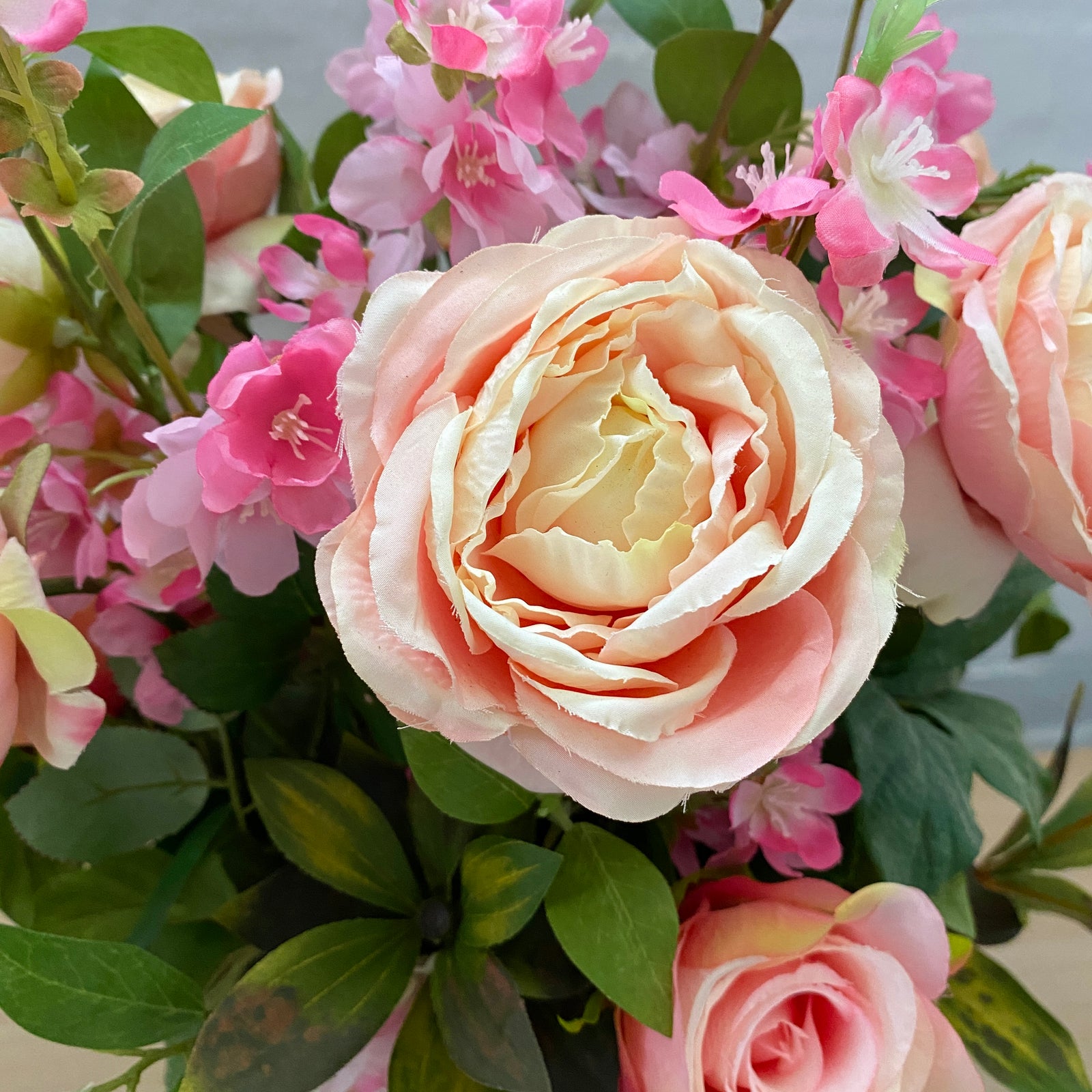 Artificial Floral Arrangement (Ex Rental) Pinks Ceramic #4