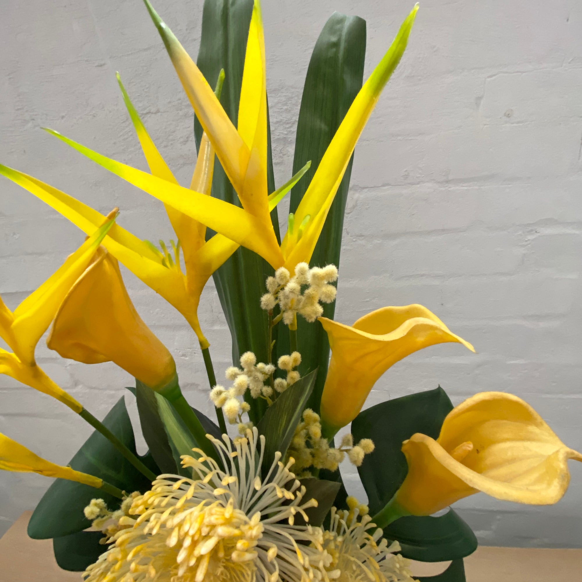 Artificial Floral Arrangement (Ex Rental) Yellows