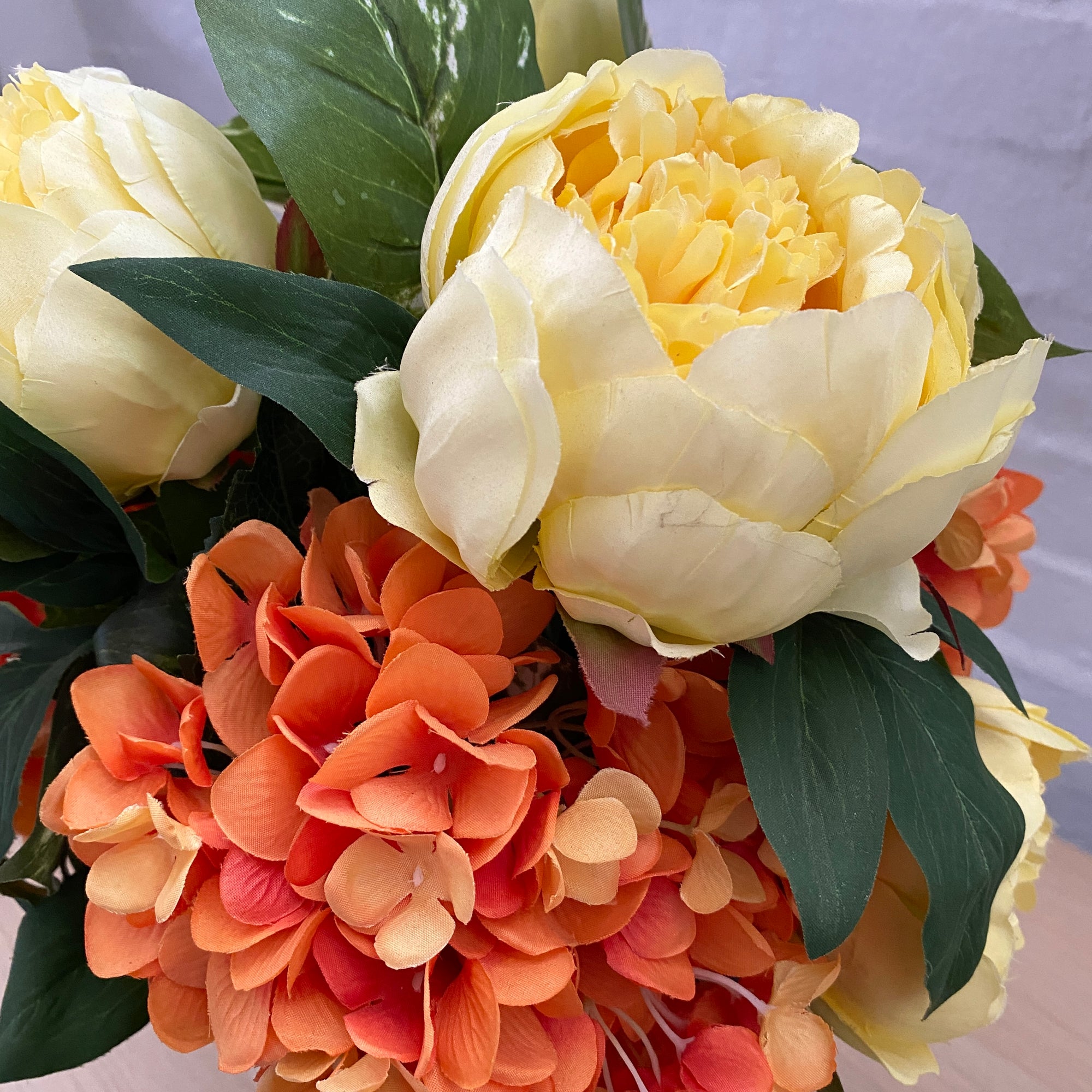 Artificial Floral Arrangement (Ex Rental) Yellows and Oranges
