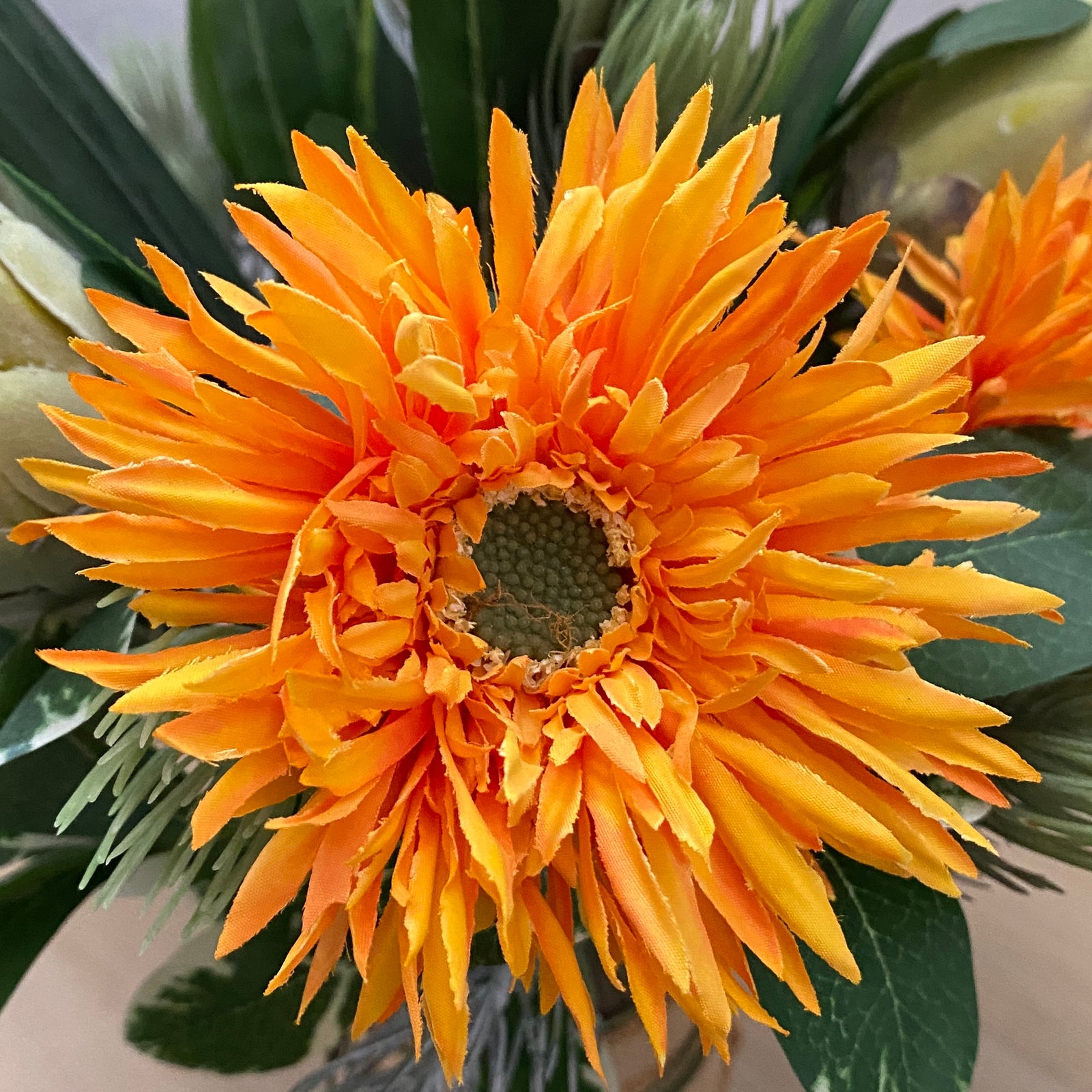 Artificial Floral Arrangement (Ex Rental) Oranges