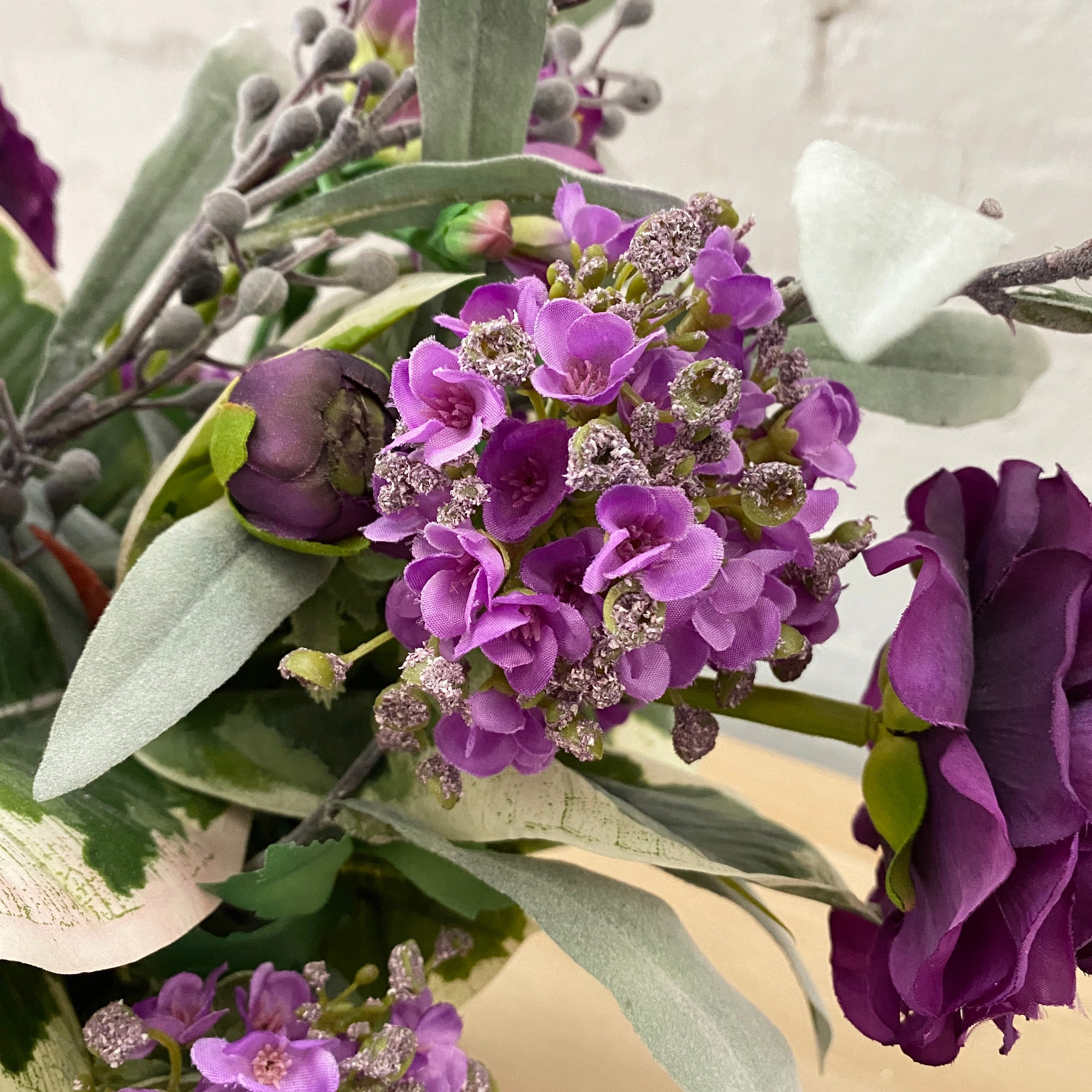 Artificial Floral Arrangement (Ex Rental) Purples #2