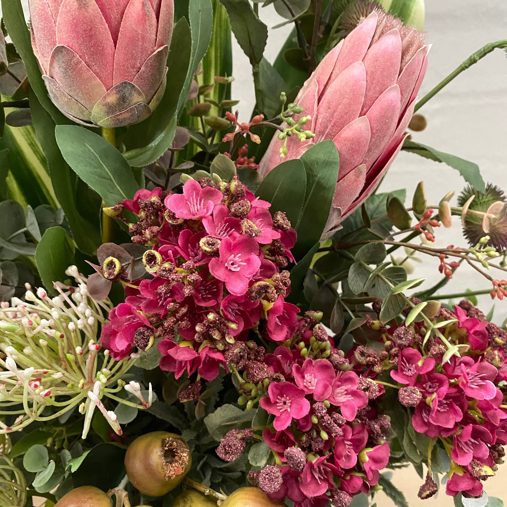 Artificial Floral Arrangement (Ex Rental) Pinks Ceramics #2