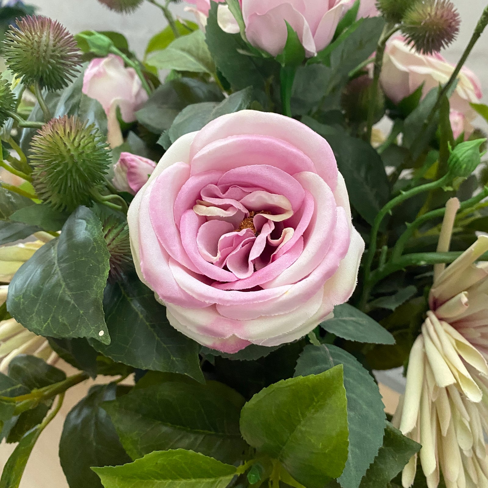 Artificial Floral Arrangement (Ex Rental) Light Purples