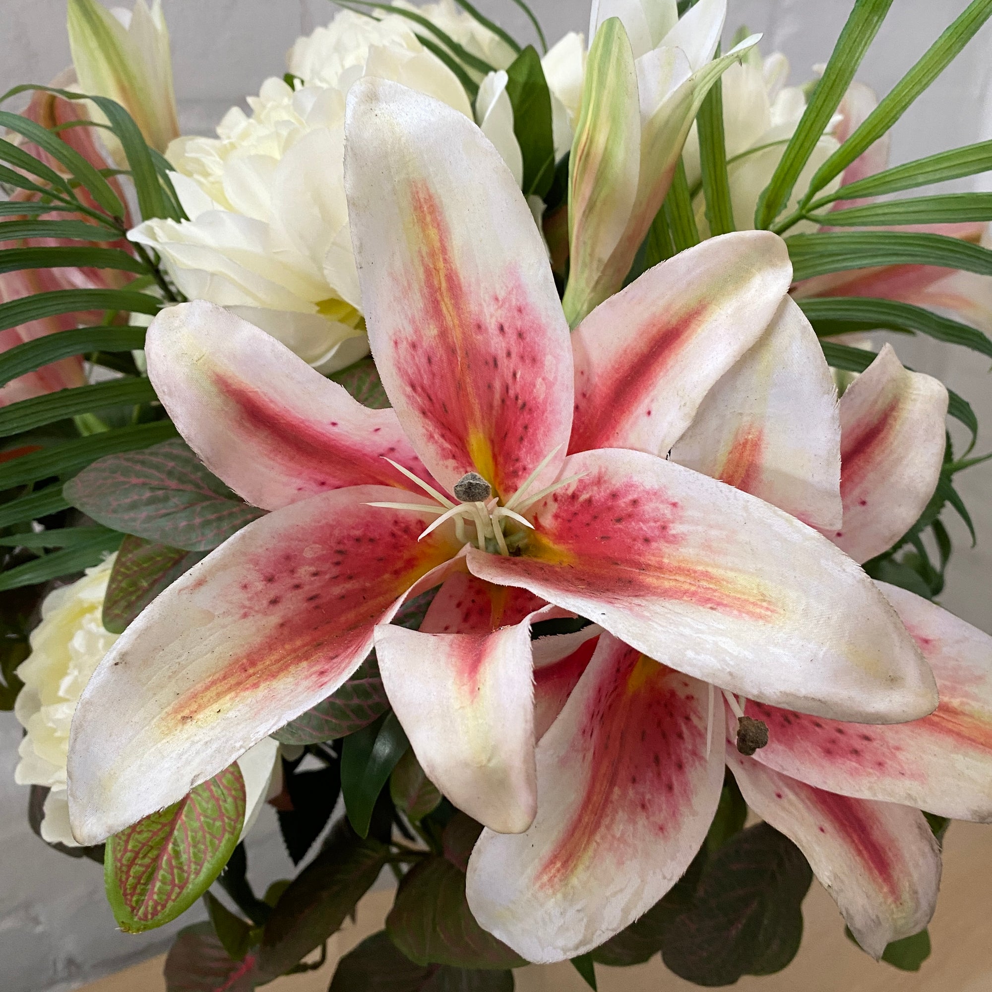 Artificial Floral Arrangement (Ex Rental) Pinks and Whites