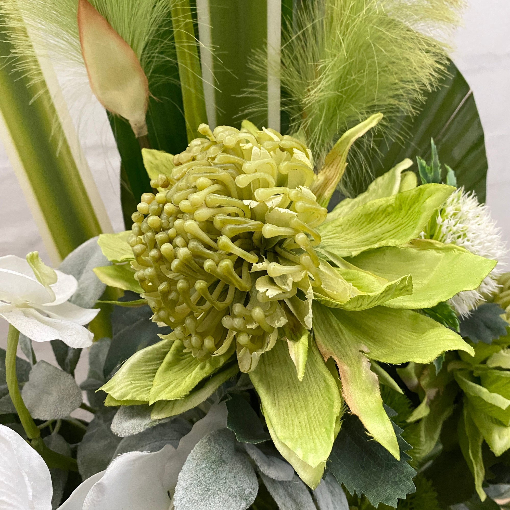 Artificial Floral Arrangement (Ex Rental) Greens Ceramic