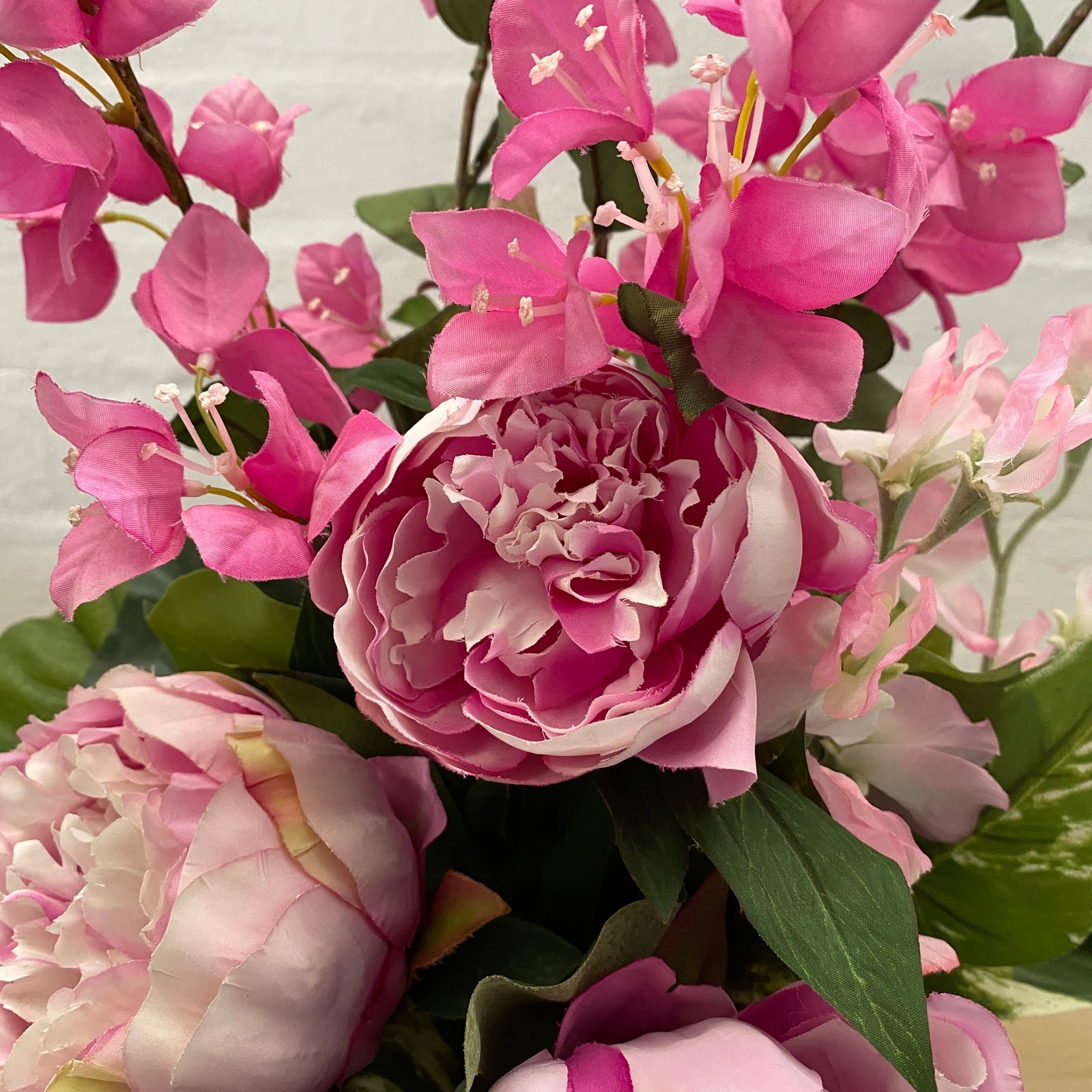 Artificial Floral Arrangement (Ex Rental) Pinks Ceramic  #2