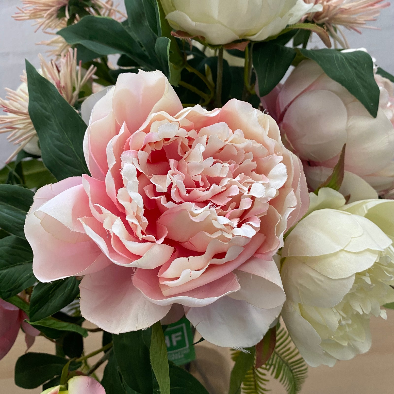 Artificial Floral Arrangement (Ex Rental) Pinks and Whites  #3