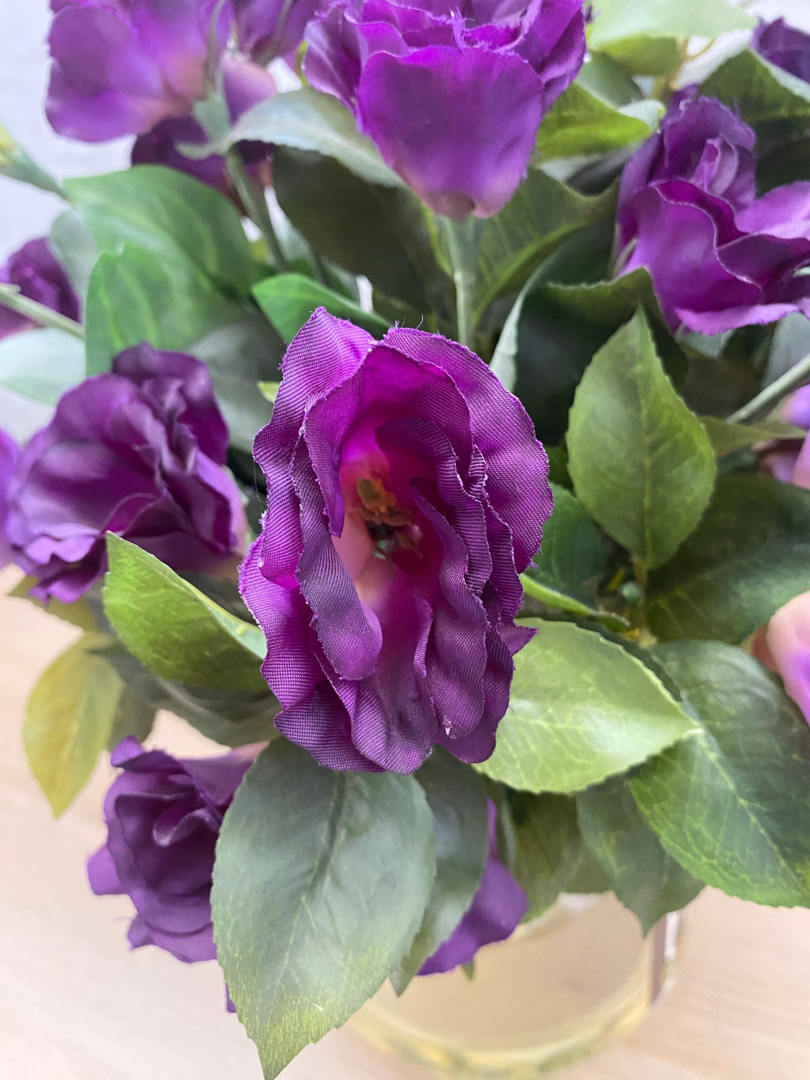 Artificial Floral Arrangement (Ex Rental) Purples and Whites