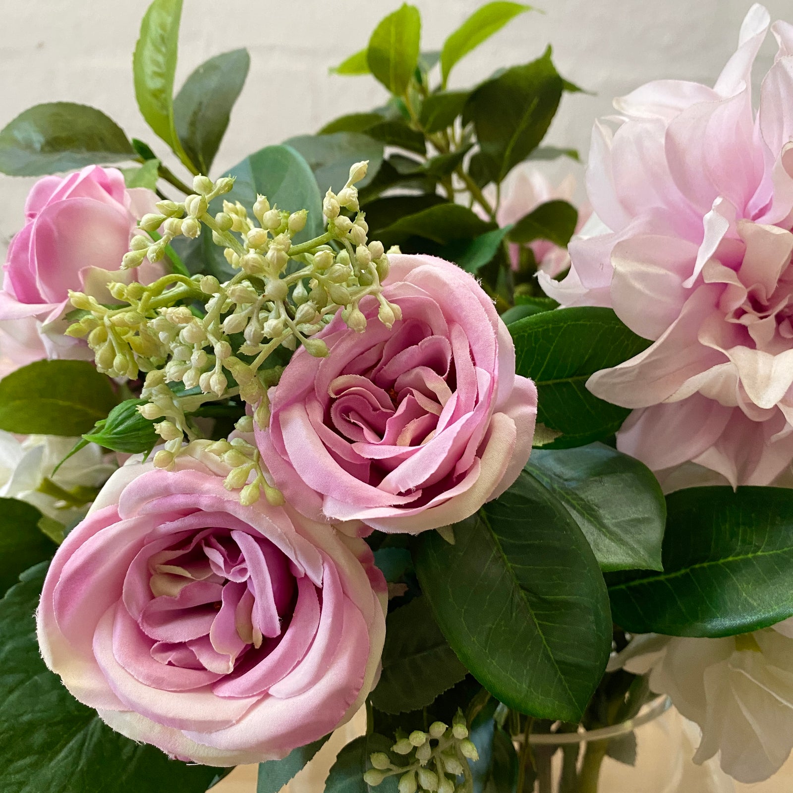 Artificial Floral Arrangement (Ex Rental) Pinks and Whites #2