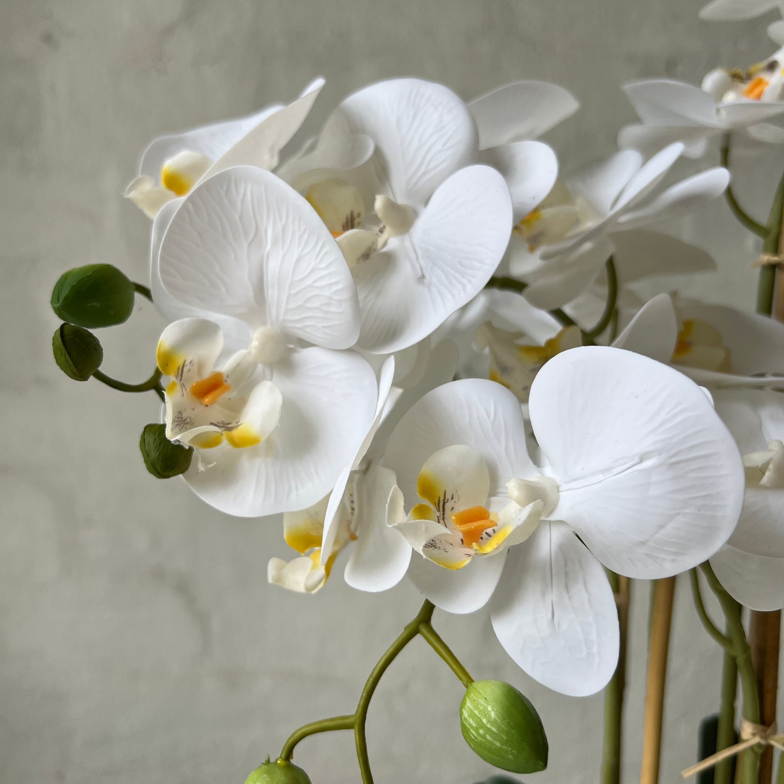 Artificial Orchid | Glass Bowl