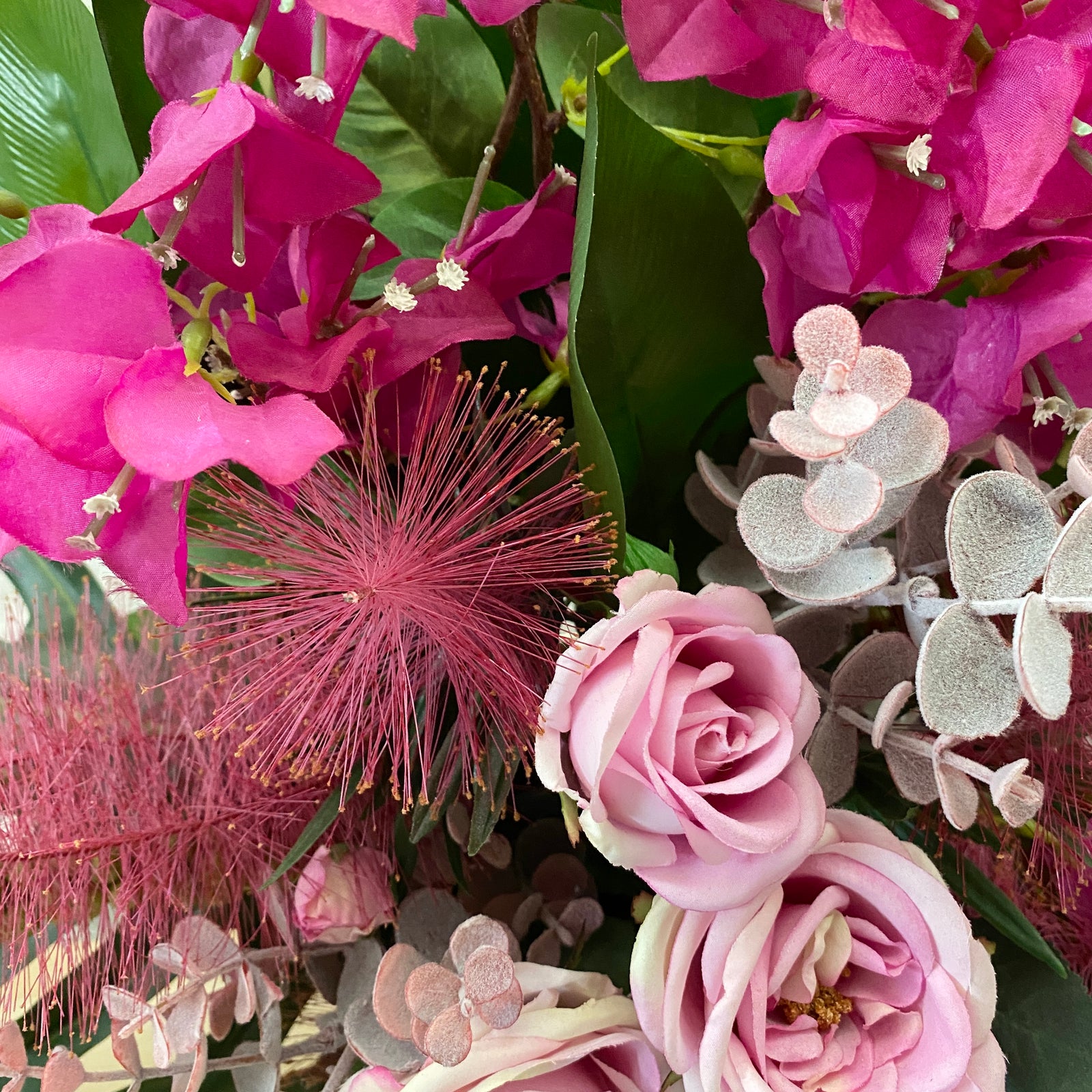 Artificial Floral Arrangement (Ex Rental) Pinks Ceramic