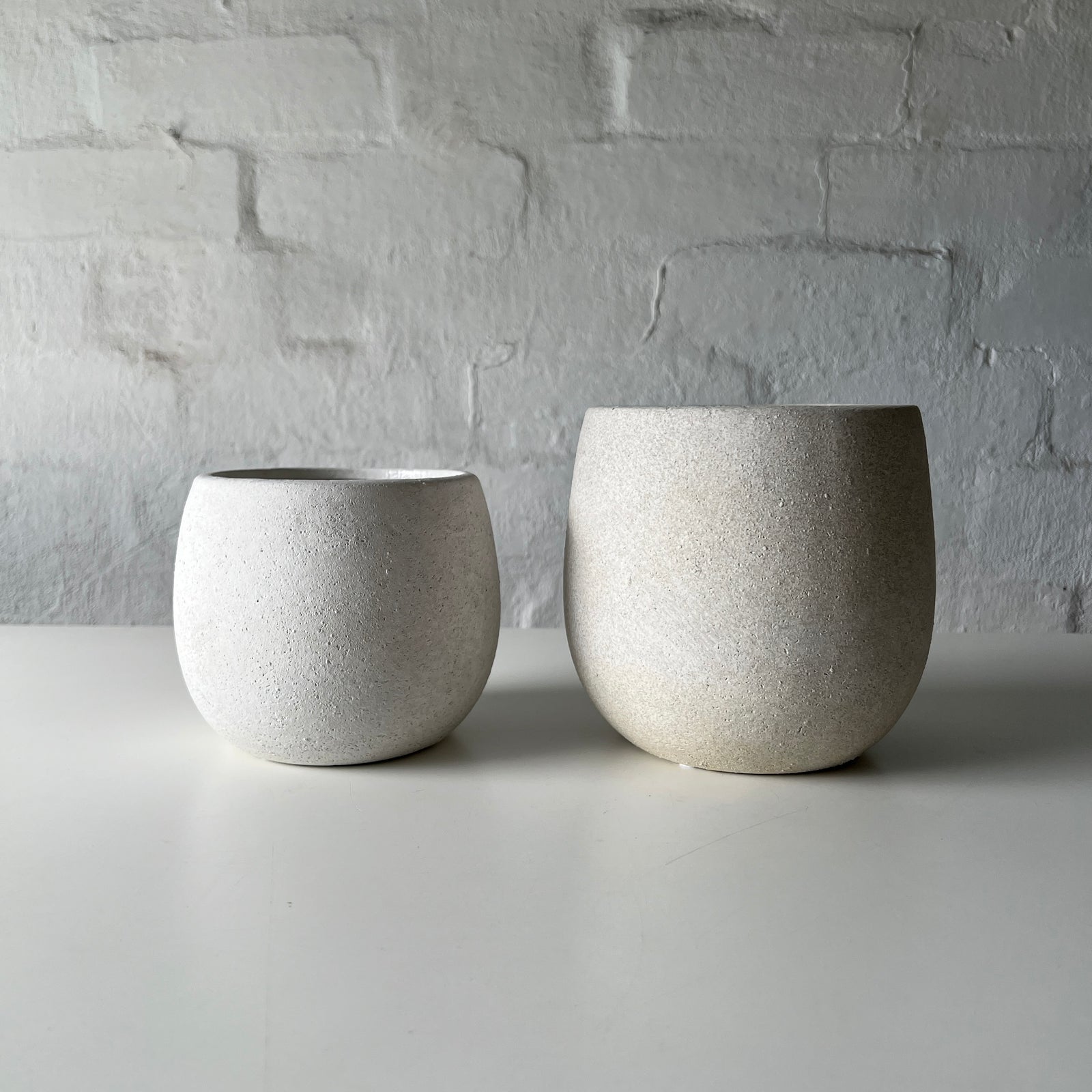 Sansa Pot | Stone White