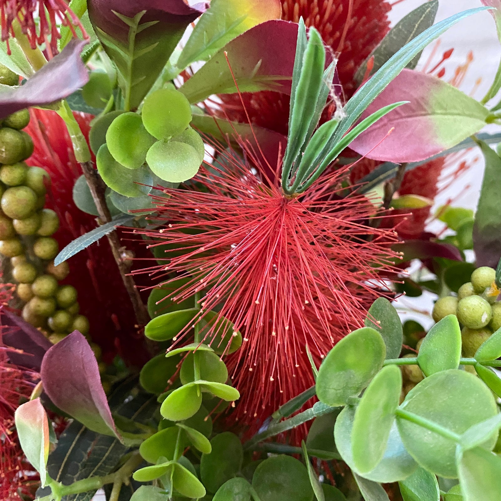 Artificial Floral Arrangement (Ex Rental) Reds #2