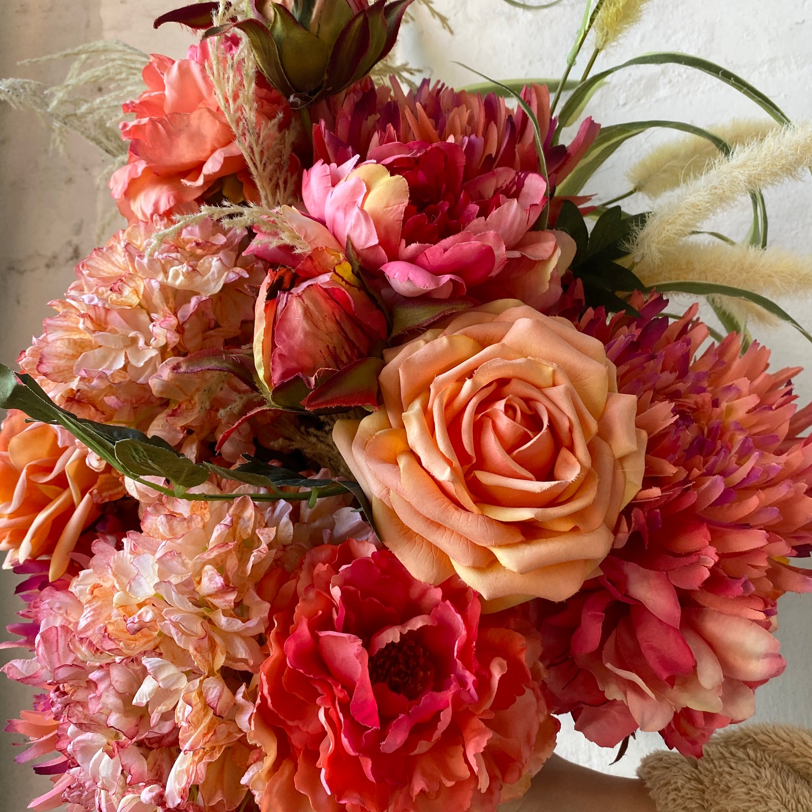 Artificial Floral Arrangement (Ex Rental) - Oranges Bunch