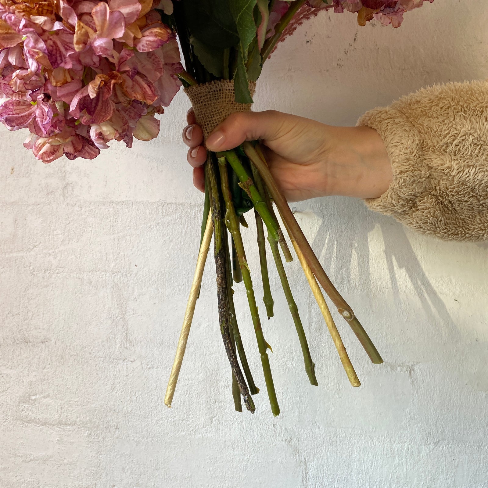 Artificial Floral Arrangement (Ex Rental) - Pinks Bunch