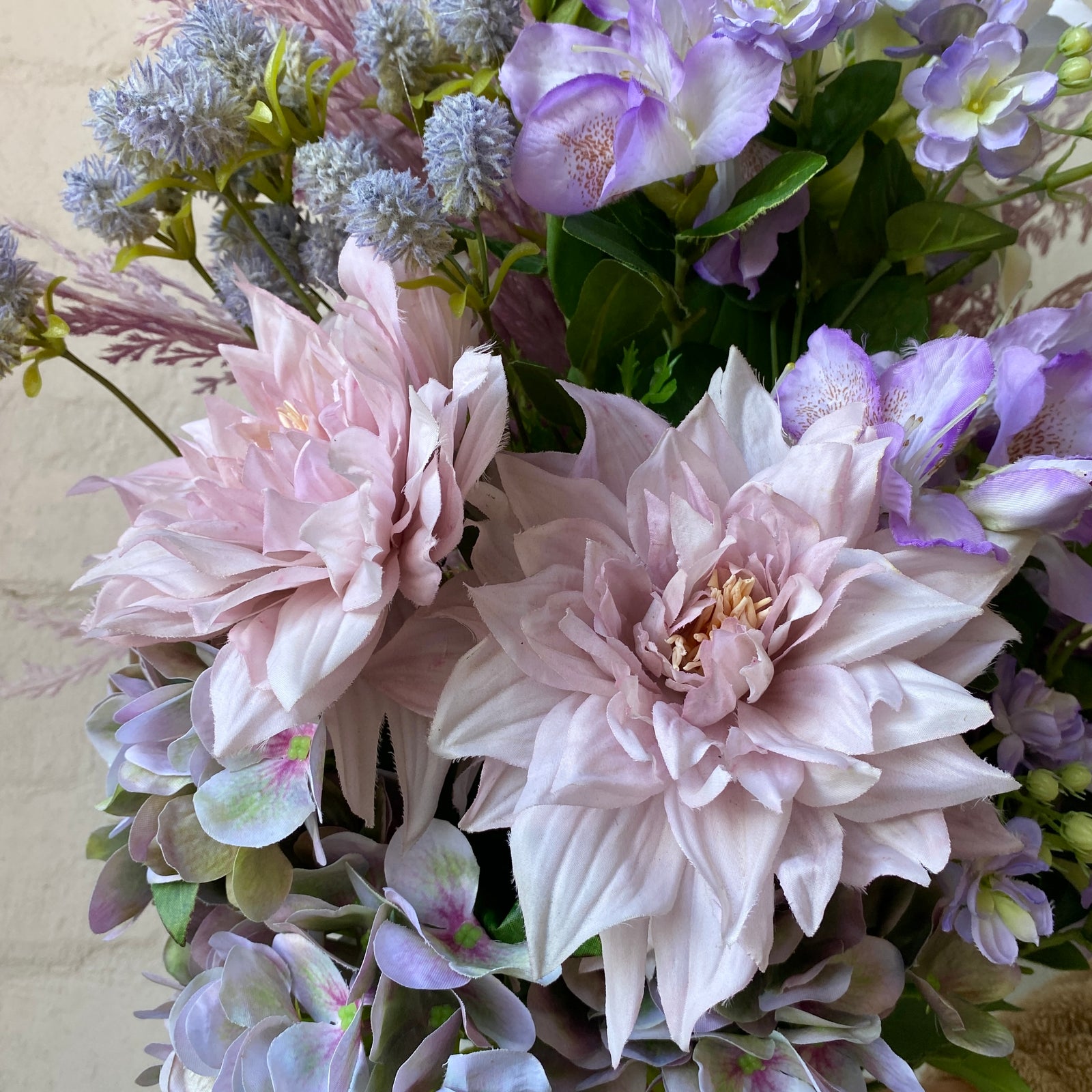 Artificial Floral Arrangement (Ex Rental) - Purples Bunch