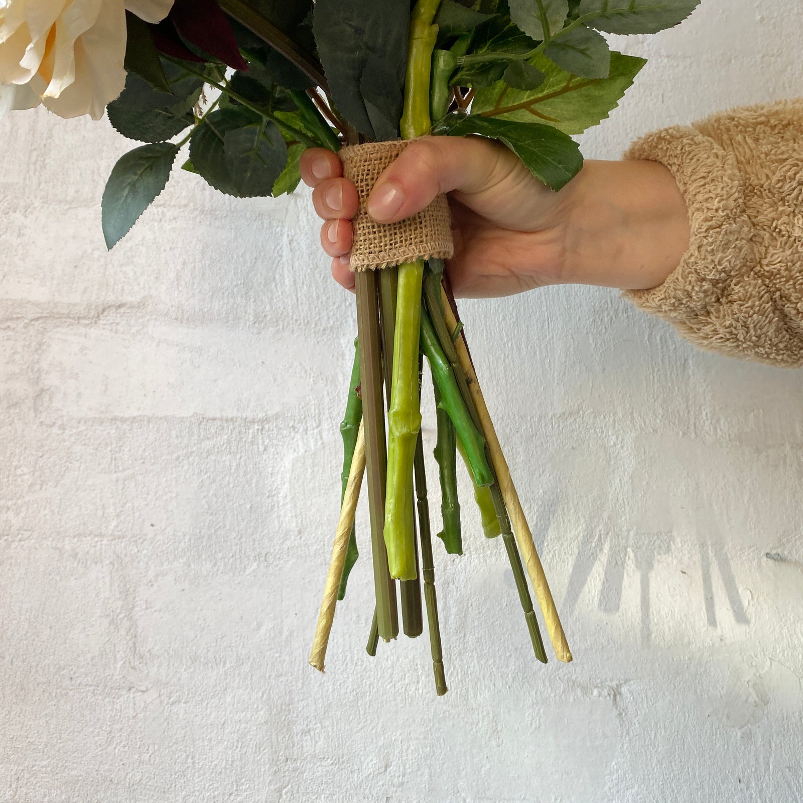 Artificial Floral Arrangement (Ex Rental) - Creams Bunch