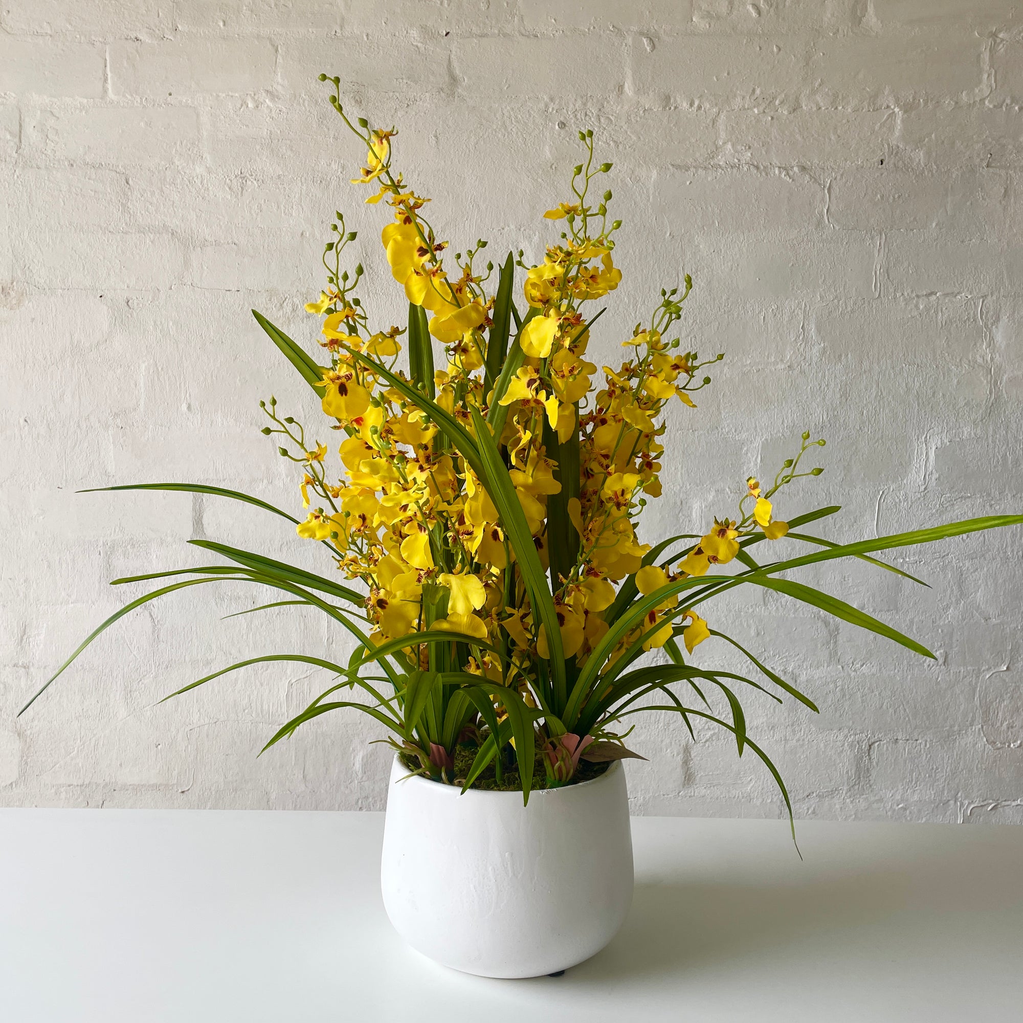 Artificial Dancing Orchid | Yellow