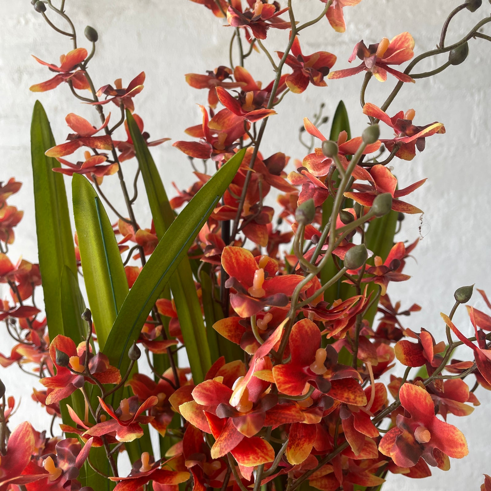 Artificial Dancing Orchid | Dark Orange