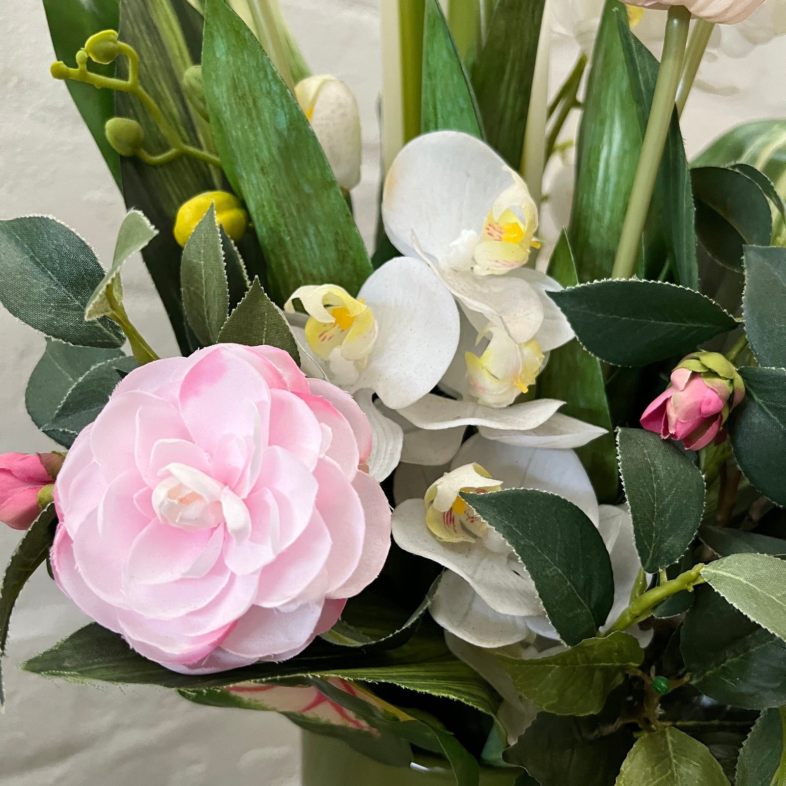 Artificial Floral Arrangement (Ex Rental) Light Pinks Ceramic