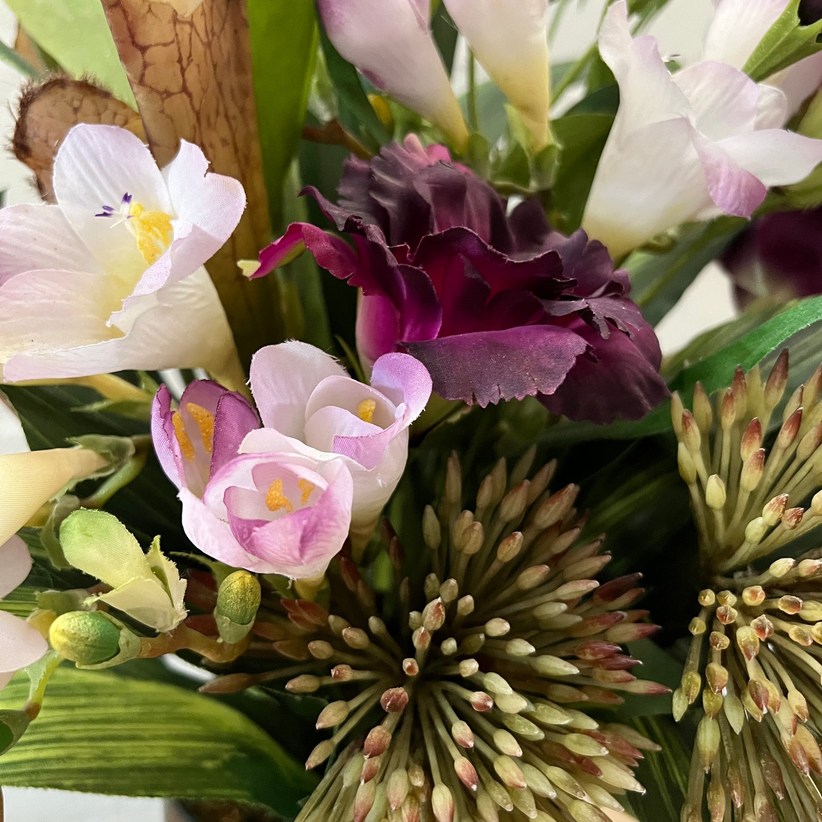 Artificial Floral Arrangement (Ex Rental) Purples Ceramic