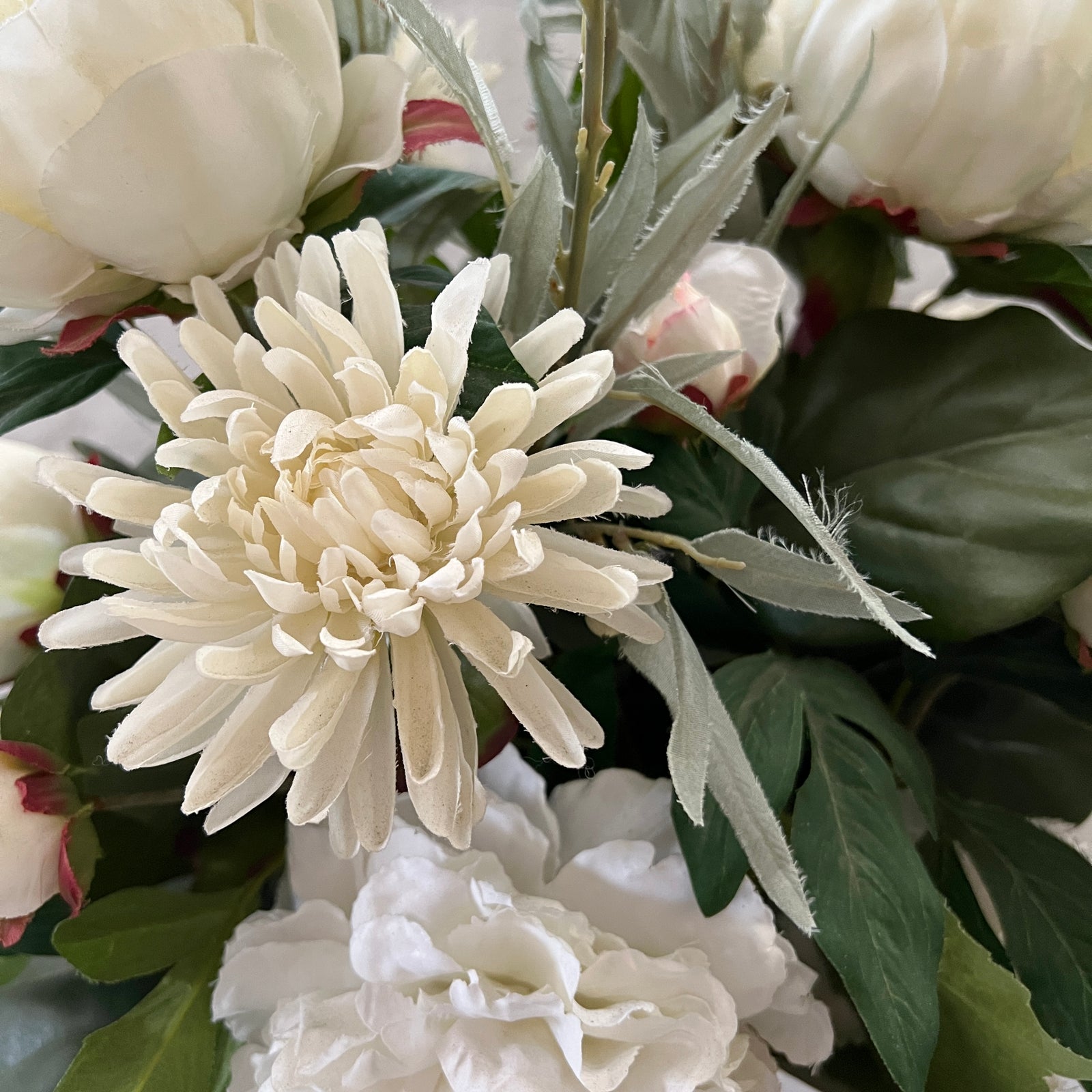 Artificial Floral Arrangement (Ex Rental) Whites #2