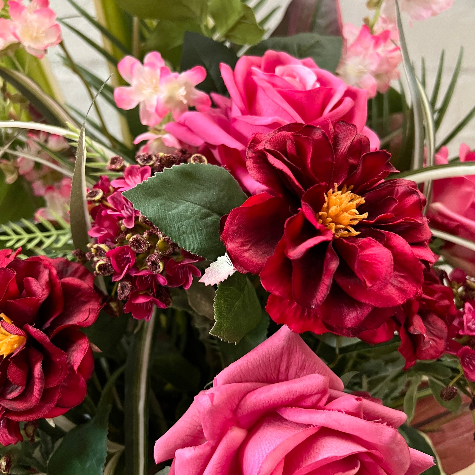 Artificial Floral Arrangement (Ex Rental) Pinks Ceramic #1