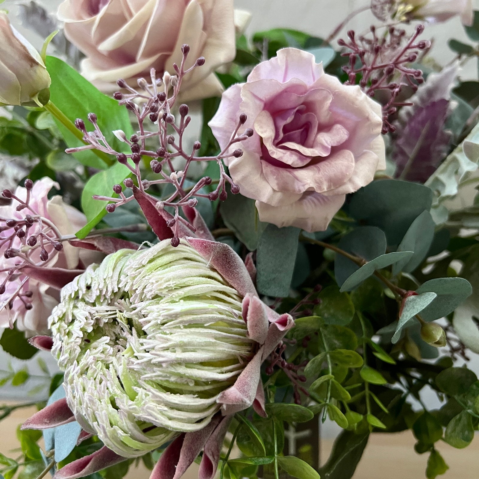 Artificial Floral Arrangement (Ex Rental) Purples #2