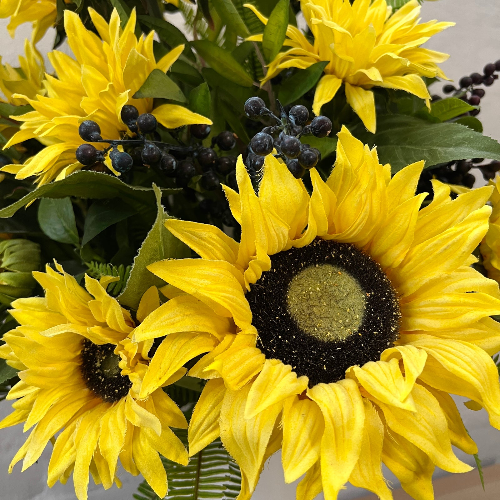 Artificial Floral Arrangement (Ex Rental) Yellows Ceramic #5