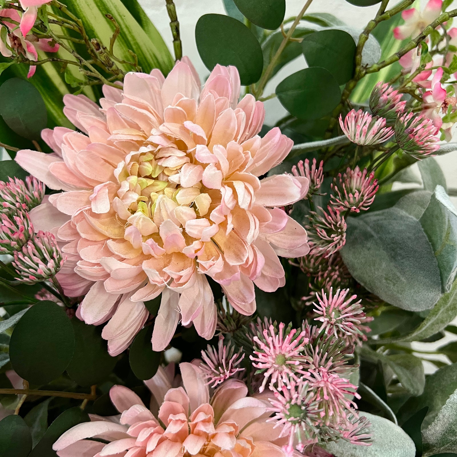 Artificial Floral Arrangement (Ex Rental) Pinks Ceramic #6