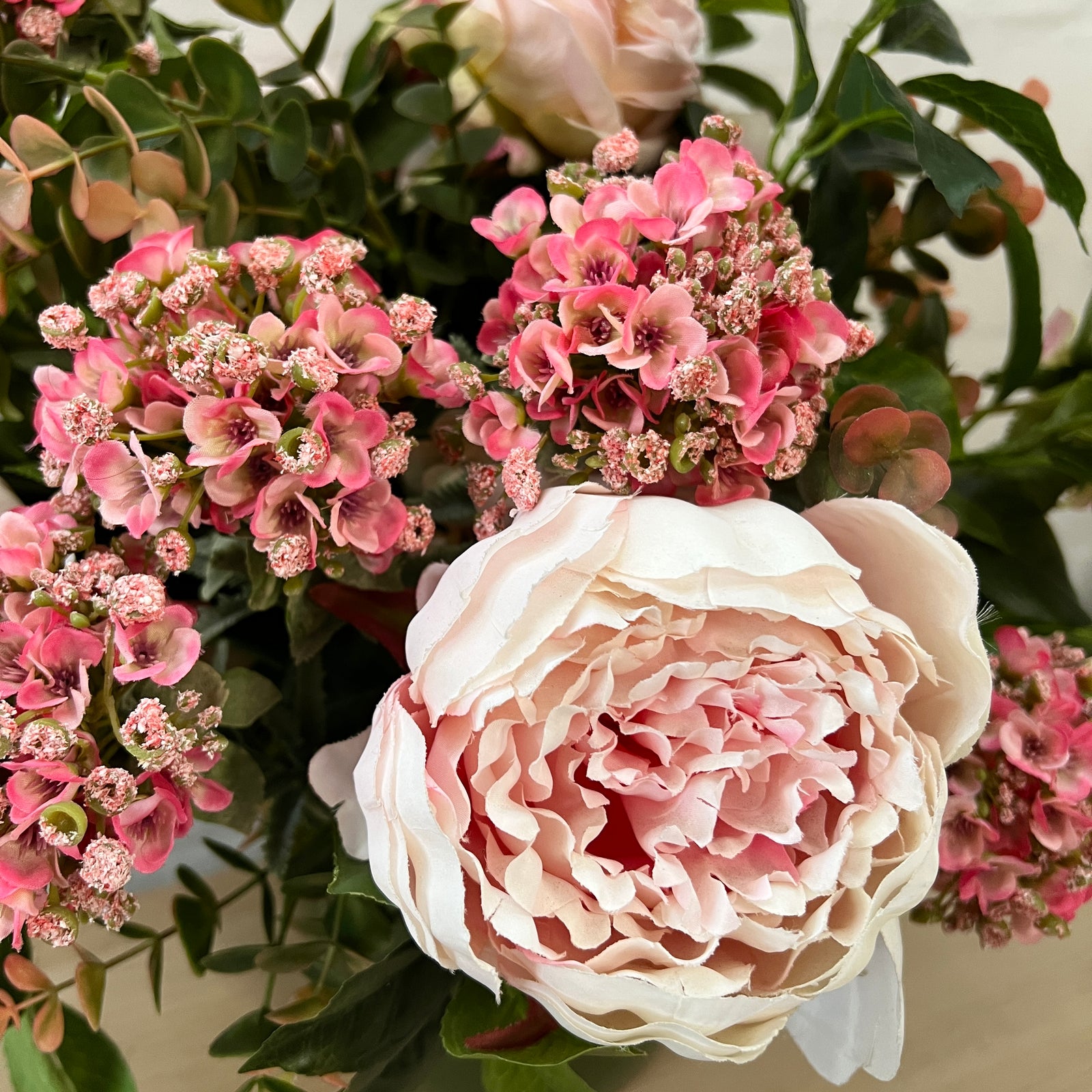 Artificial Floral Arrangement (Ex Rental) Pinks Ceramic #7