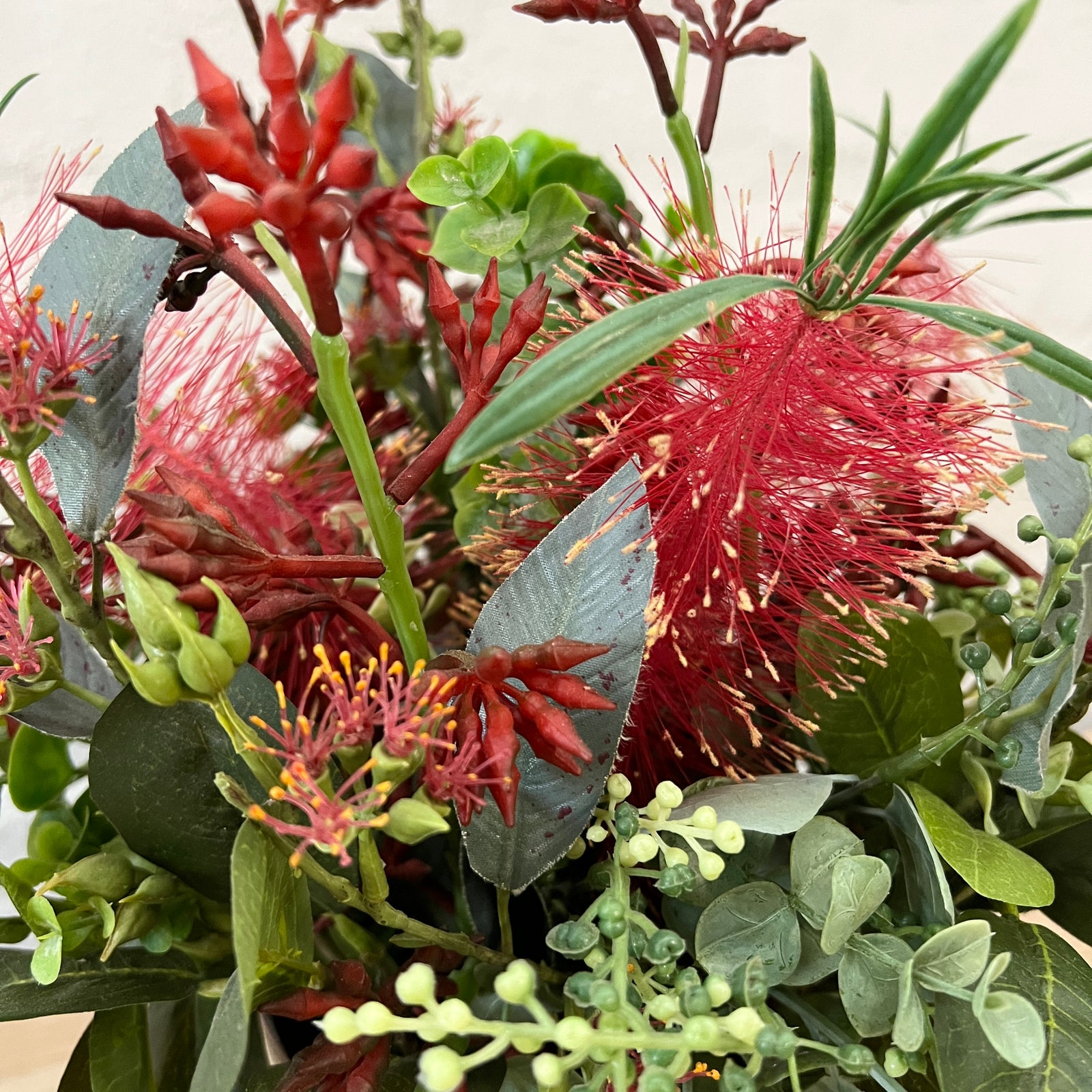 Artificial Floral Arrangement (Ex Rental) Reds Ceramic #1