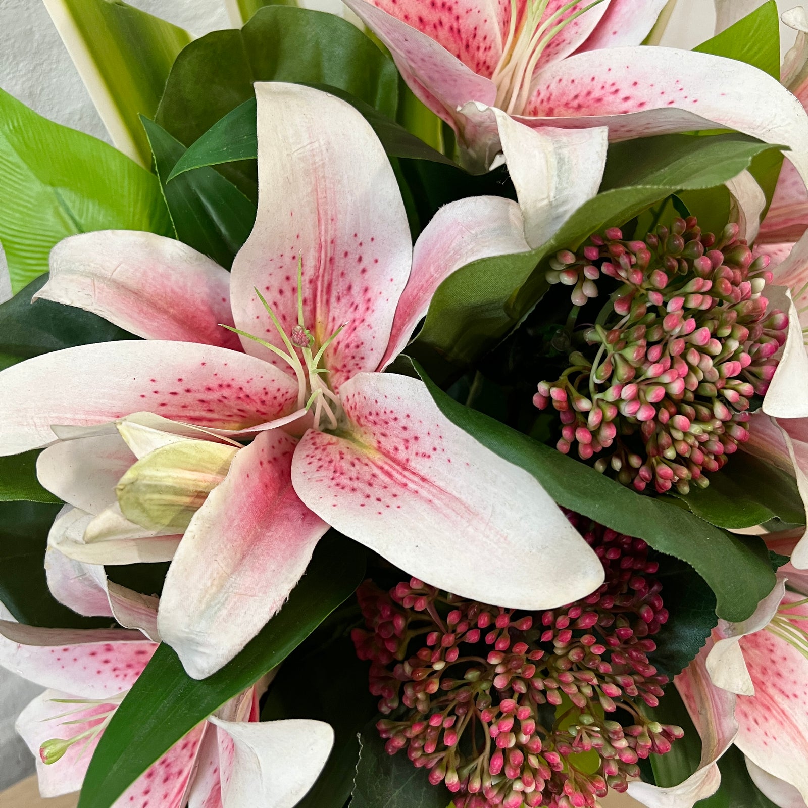 Artificial Floral Arrangement (Ex Rental) Pinks Ceramic #8