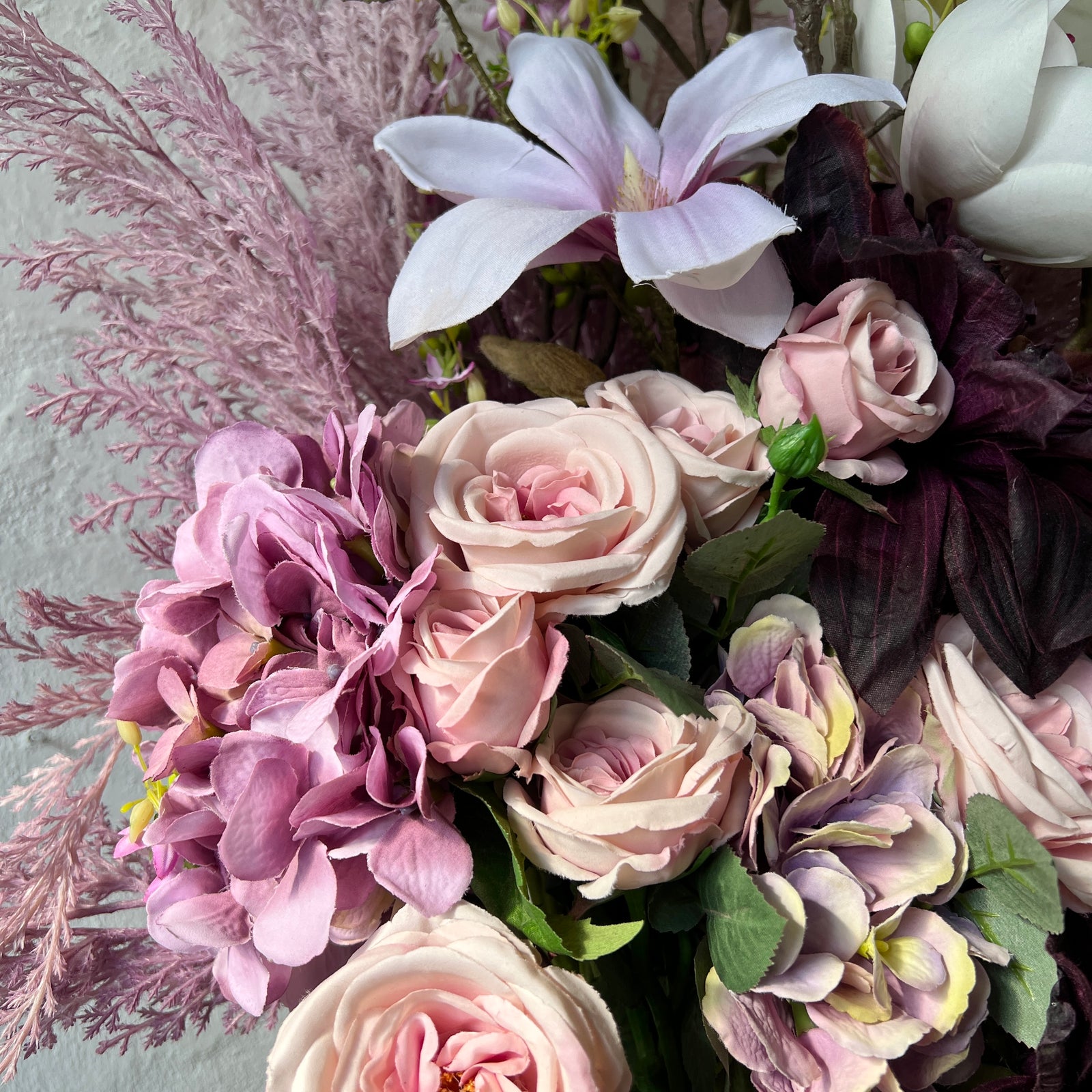 Artificial Floral Arrangement - Light Purples Bunch