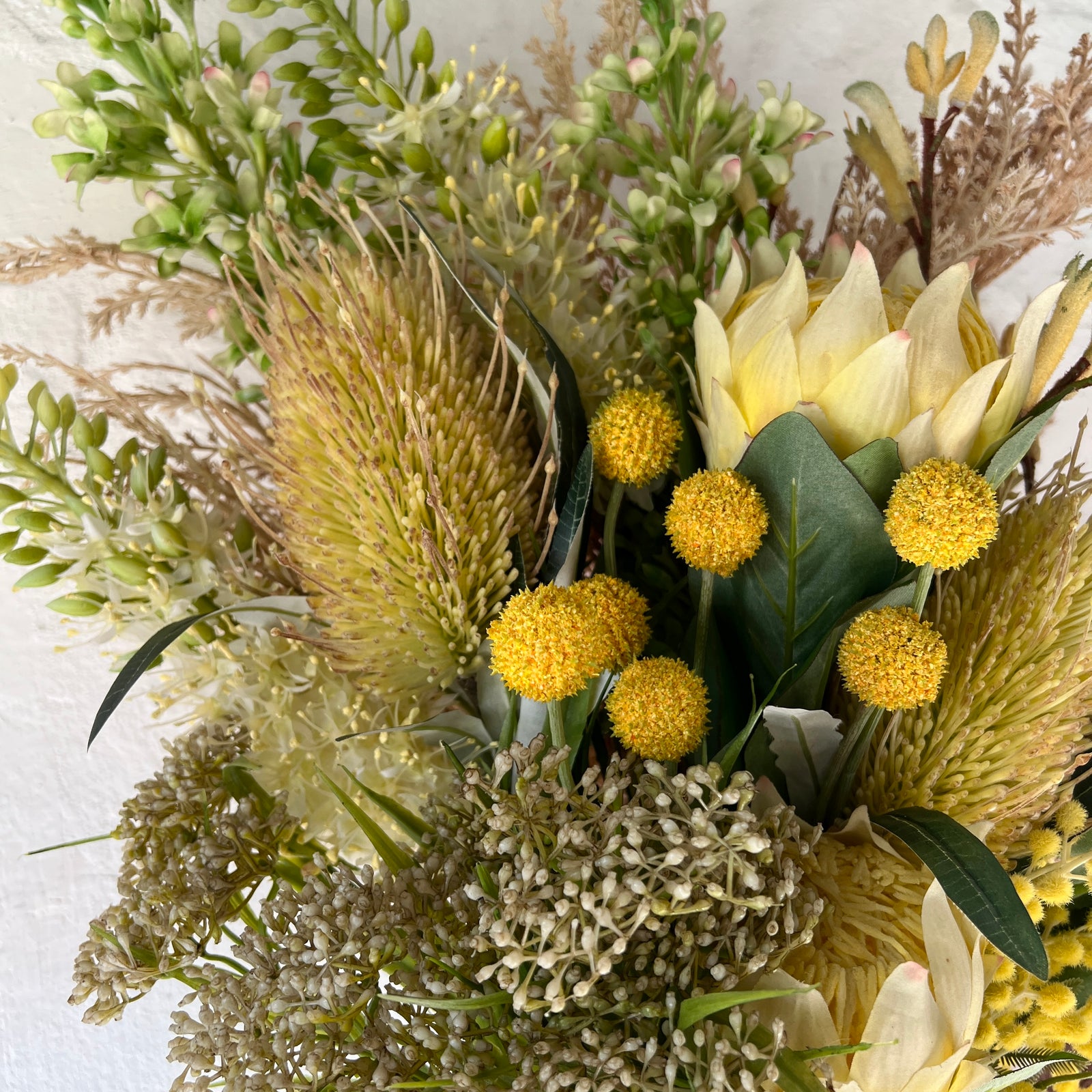 Artificial Floral Arrangement - Yellows Bunch