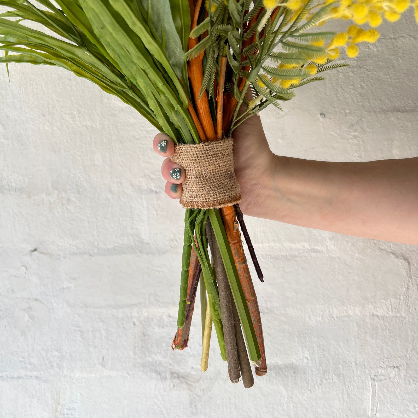 Artificial Floral Arrangement - Yellows Bunch