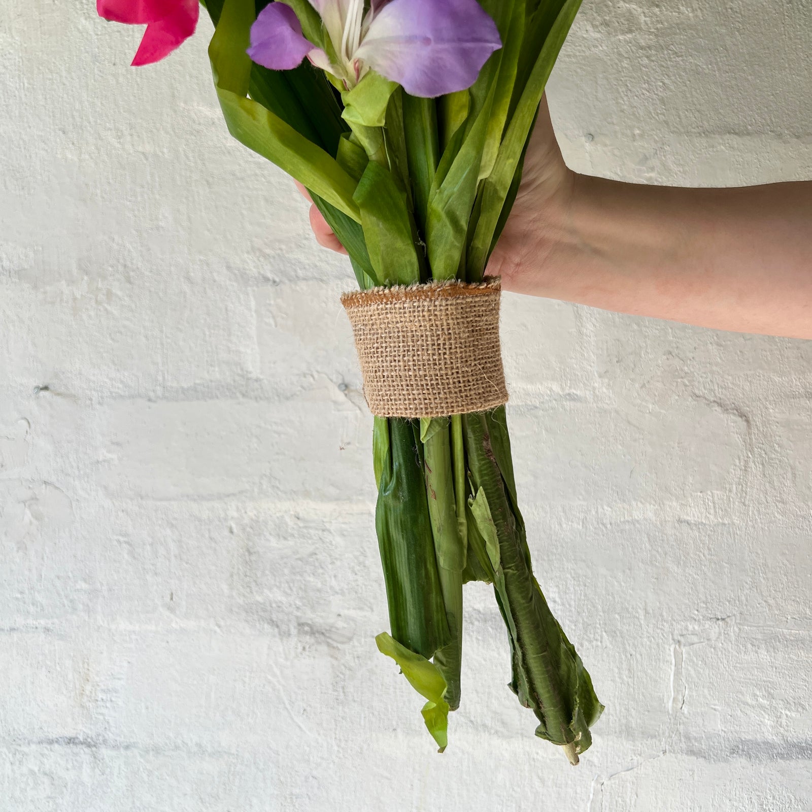 Artificial Floral Arrangement - Purples and Pinks Bunch