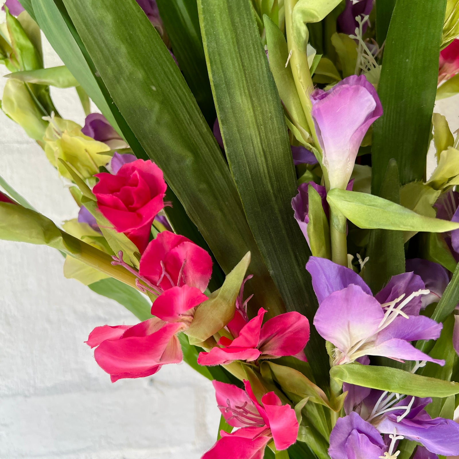 Artificial Floral Arrangement - Purples and Pinks Bunch